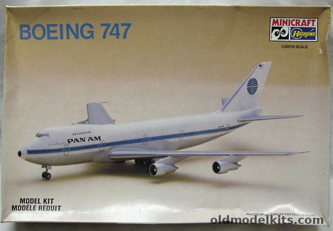 Hasegawa 1/200 Boeing 747 Pan Am - Clipper Flying Cloud or Clipper Carrier Dove (Cargo 747-200F), 1170 plastic model kit